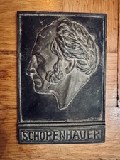 Antico Vecchio Targa Bronzo