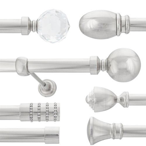 Set pali per - tende, metallo