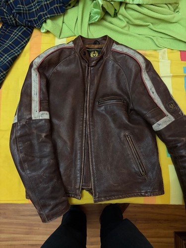 Belstaff brown leather hero - belstaff,