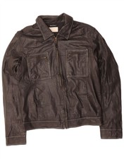 GUESS Mens Leather Jacket UK