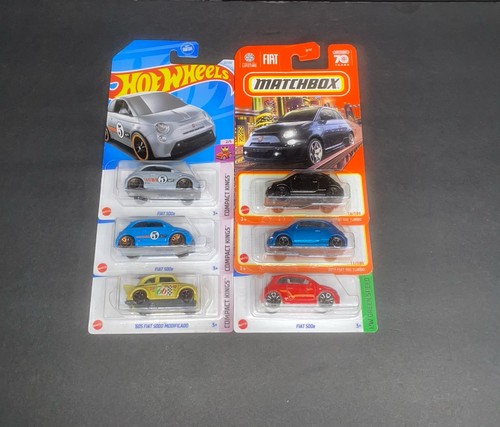 Hot wheels fiat 500 - di, 6