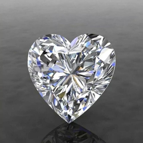 Anello solitario vvs1 cuore - anello,