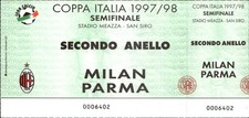 Biglietto stadio Coppa Italia