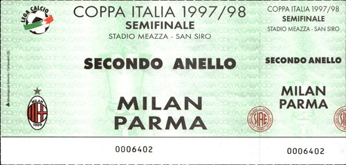 Biglietto stadio coppa - biglietto,
