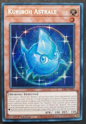 Kuriboh astrale rara segreta - astrale,