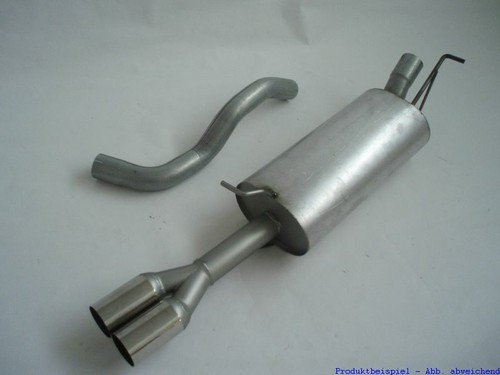 Scarico sportivo fms acciaio - scarico,