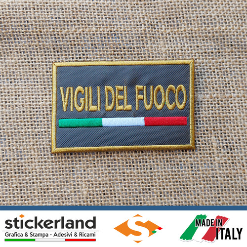 Toppa patch ricamata vigili - patch,