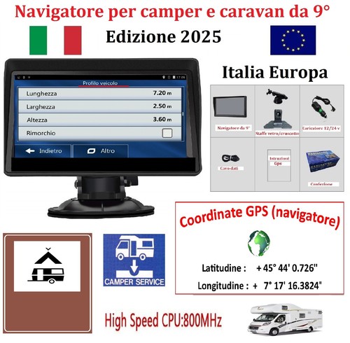 Navigatore gps camper - 9,
