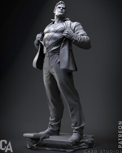 Superman model kit - superman, resin