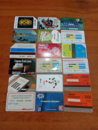 Lotto schede telefoniche - , sip