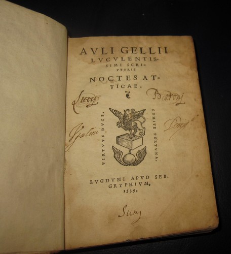 1539 gellius aulus - 1539,