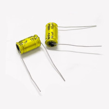 10pz Condensatore Audio 100V 1-100UF Assiale Orizzontale NP Elettrolisi Senza Elettrodi