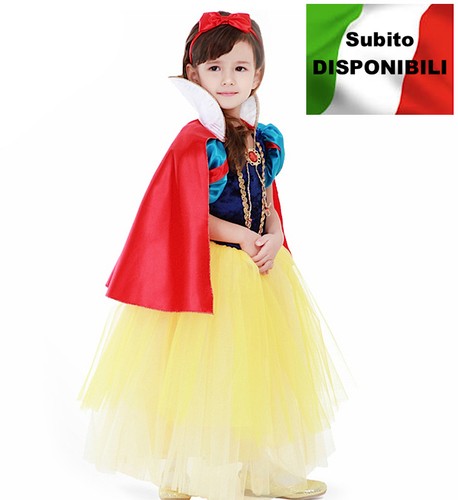 Biancaneve vestito carnevale - biancaneve,