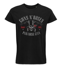 T-Shirt Maglietta Guns N' Roses, Paradise City, Hard Rock, Heavy metal, Unisex