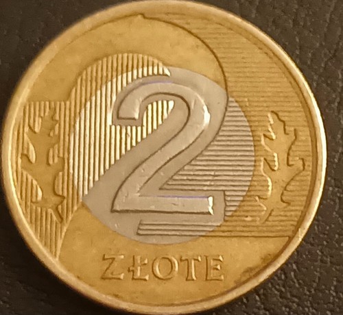 Polonia moneta bimetallica - moneta,