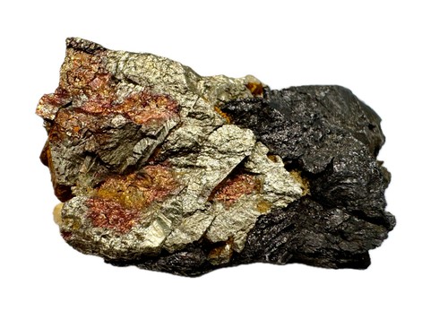 Pirite massiva calcopirite - massiva,