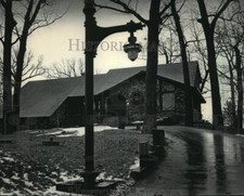 1985 Foto stampa Steingraeber casa di famiglia con piscina coperta, Muskego, Wisconsin.