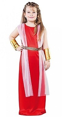 Costume bambina dama romana - costume,
