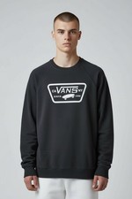 Vans felpa nera logo grande