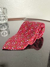 Cravatta Hermes seta rossa