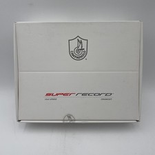 Guarnitura Campagnolo Super Record 175mm Carbon Road Disc - Nero - NUOVA SCATOLA APERTA