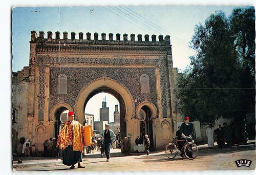 Cartolina bab bou jeloud fez - cartolina,