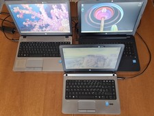 Stock Lotto di 3 PC Computer Notebook HP i5 funzionanti (Leggere descrizione)