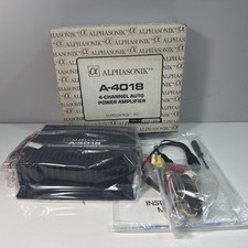 Amplificatore di potenza per auto vintage Alphasonik 4 canali A-4018