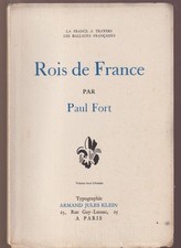 Paul FORT ROIS DE FRANCE