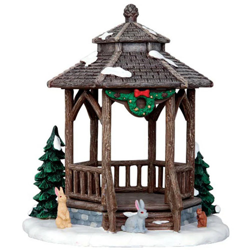 Winter gazebo vail village - winter,