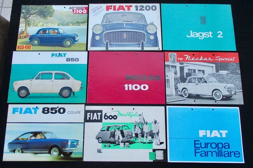 13x depliant fiat anni 60 - 13x, 50