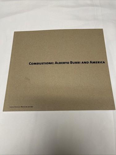 Combustione alberto burri and - burri,