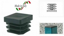 COPRIPILASTRI COPRICOLONNA COPERCHIO TAPPO IN PLASTICA PER PROFILO QUADRATO