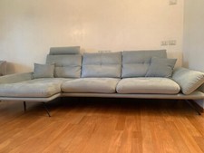 DIVANO POSITANO IN MICROFIBRA