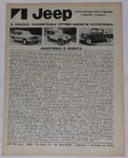 Advert Pubblicità 1981 JEEP SJ CHEROKEE / CJ-7 GOLDEN EAGLE / JEEPSTER COMMANDO