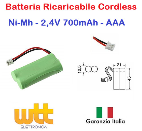 Batteria per siemens gigaset - batteria,