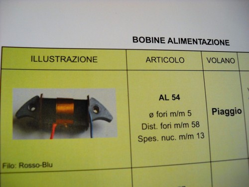 Bobina alimentazione interna - bobina,
