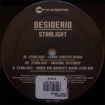 Desiderio starlight used - -,