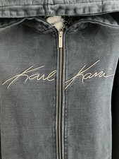 Felpa con zip e cappuccio Karl