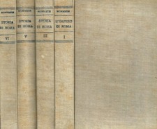 L'impero di roma vol.I, III, V, VI. . Teodoro Mommsen. 1936-38. .