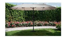 TELO RICAMBIO PER OMBRELLONE GIARDINO DOPPIO A PALO CENTRALE LOULE  455X270x250