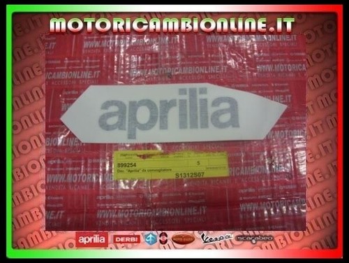Adesivo decalco aprilia - adesivo, dx