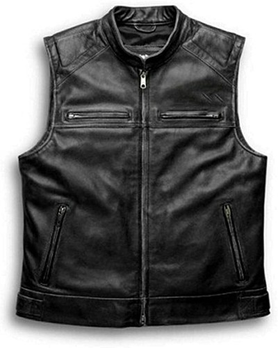 Gilet pelle moto harley - moto,