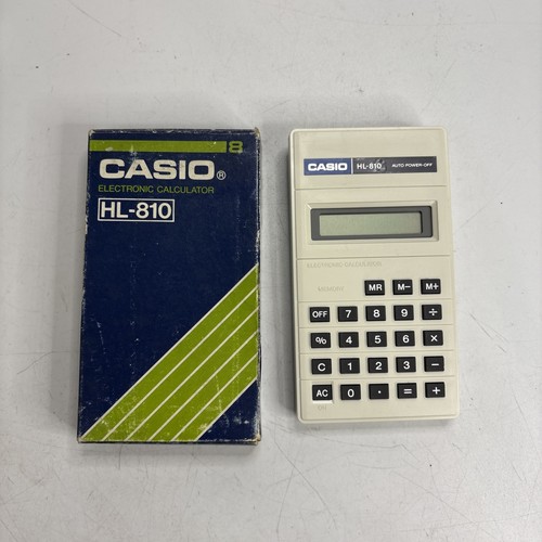 Casio 810 calcolatrice - casio,