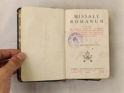 Missale romanum latin catholic - missale,