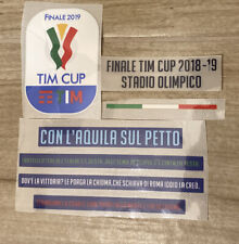 Toppa patch termoadesiva Tim Cup Finale Lazio 2019 Olimpico Coppa Italia Calcio