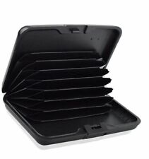 PORTA CARTE DI CREDITO RIGIDO IN ALLUMINIO IMPERMEABILE TESSERE CARD BANCOMAT