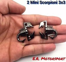 2 Mini Stemmi NERI "Scorpione"