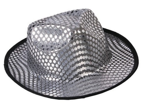 Cappello fedora paillettes - cappello,