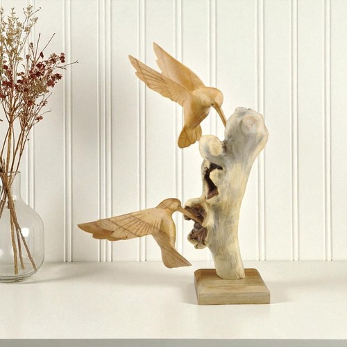 Colibrì legno intagliato a - colibrì,